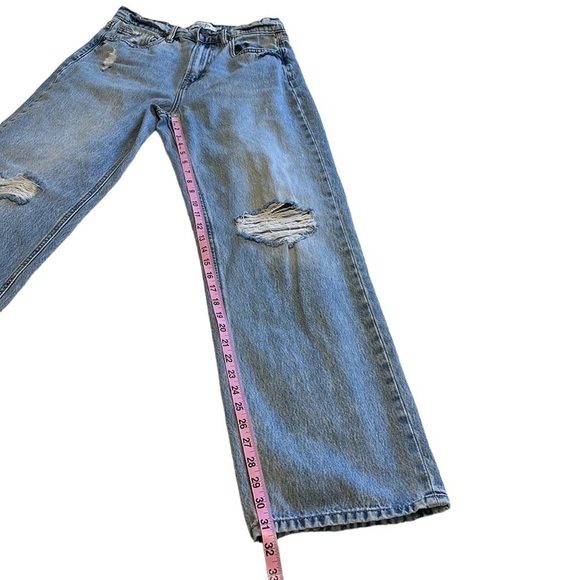 Hidden Alyx Light Wash Distressed Baggy Dad Jeans - Size 24 - Picture 12 of 16